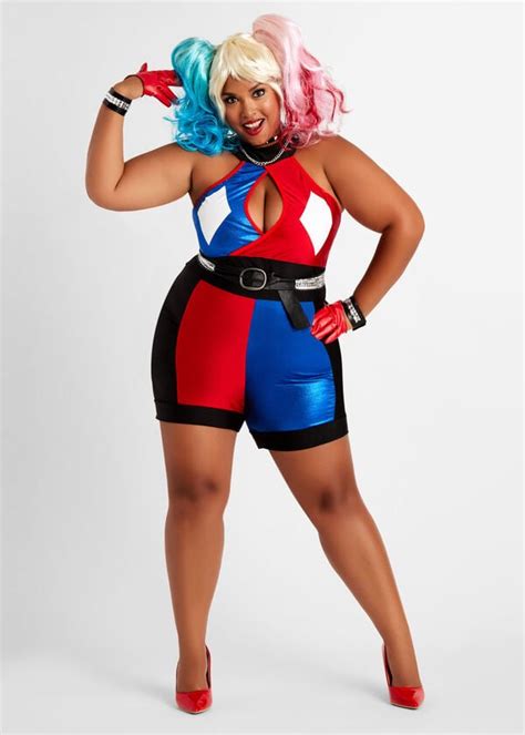 sexy harley quinn costume|Plus Size Crazy Quinn Costume Sexy Harley Quinn